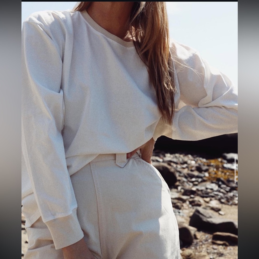 Rudy Jude Cream and White Big Tee
